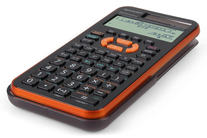 Sharp Wissenschaftlicher Taschenrechner EL-W531XG schwarz/orange
