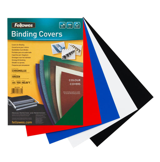 Fellowes Rückwände für Bindemappen DIN A4 250 g/qm blau/weiß