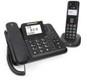 doro Comfort 4005 Schnurgebundenes Telefon-Set mit Anrufbeantworter schwarz