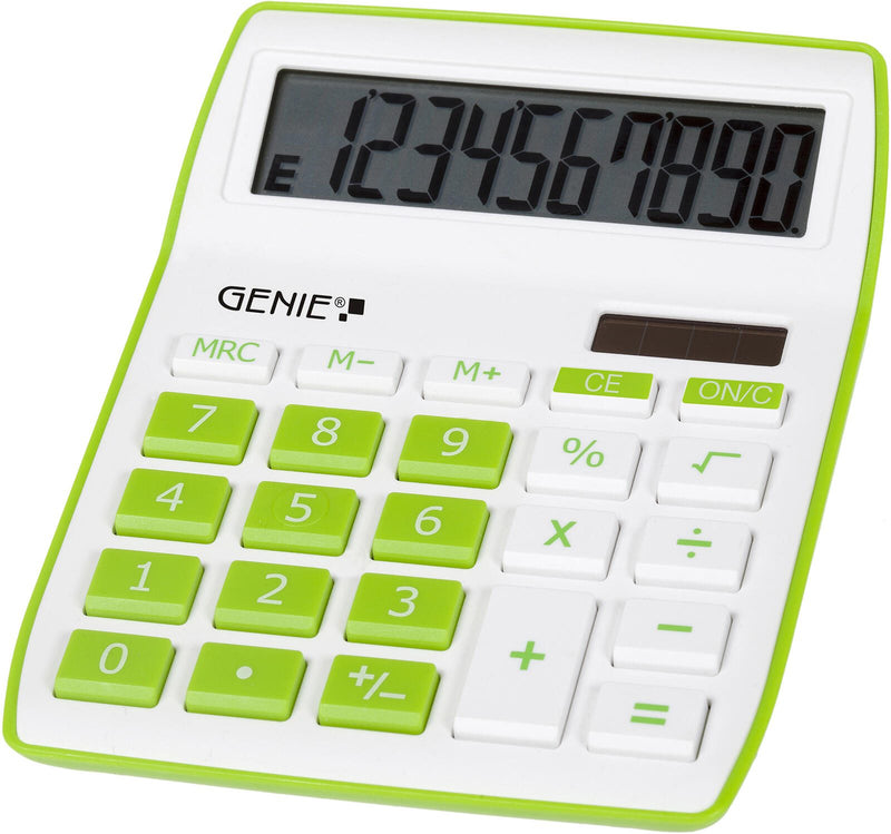 GENIE Tischrechner 840g weiß/grün