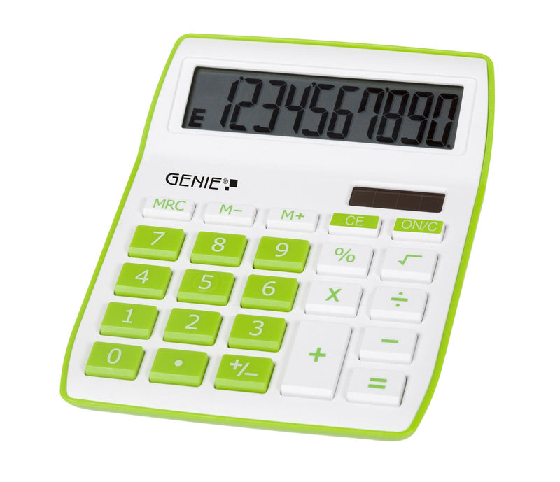 GENIE Tischrechner 840g weiß/grün