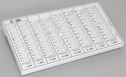 WEDO Zählbrett lichtgrau 32,8 x 17,8 x 3,1 cm