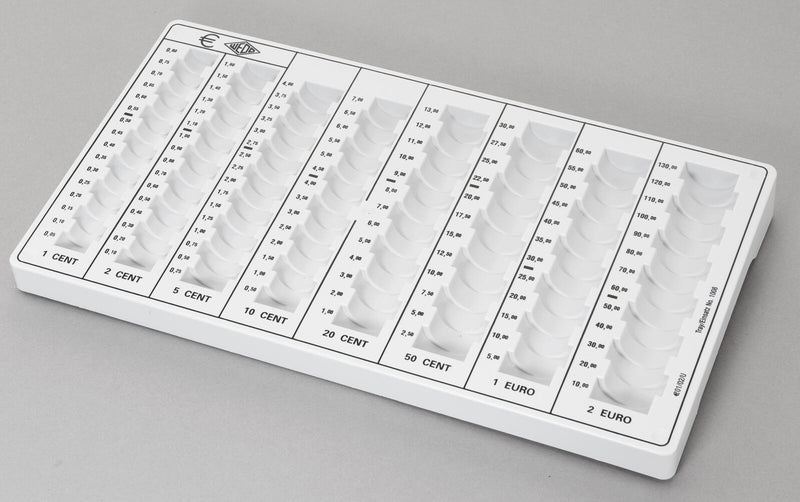 WEDO Zählbrett lichtgrau 32,8 x 17,8 x 3,1 cm