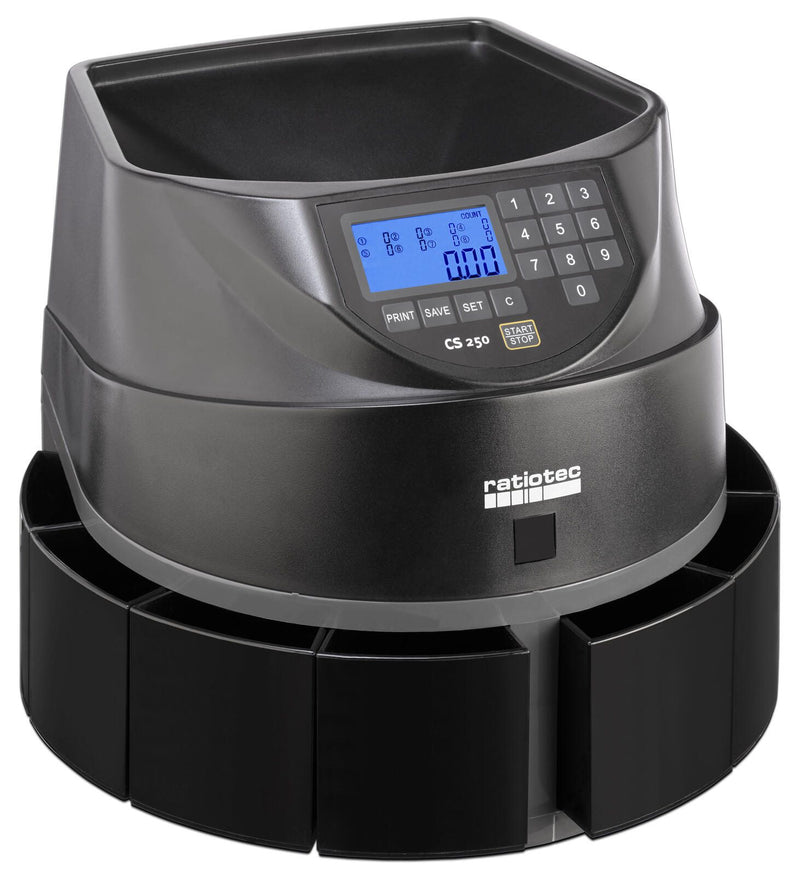 ratiotec Münzzähl- und Sortiermaschine CS 250