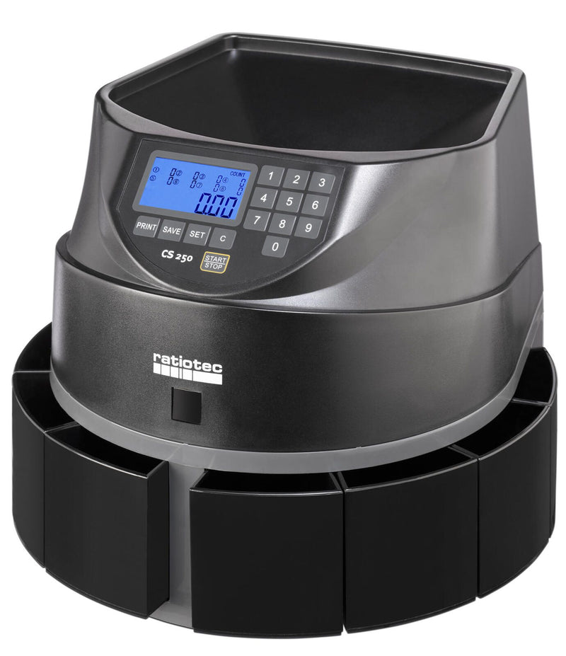 ratiotec Münzzähl- und Sortiermaschine CS 250