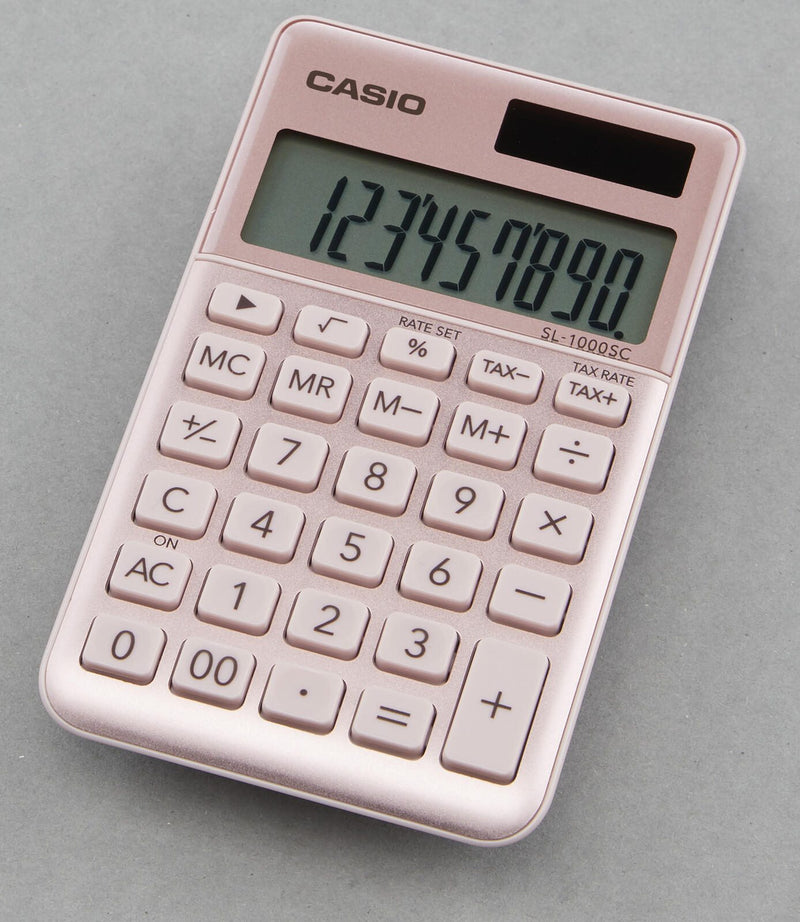CASIO Taschenrechner SL-1000SC rosa