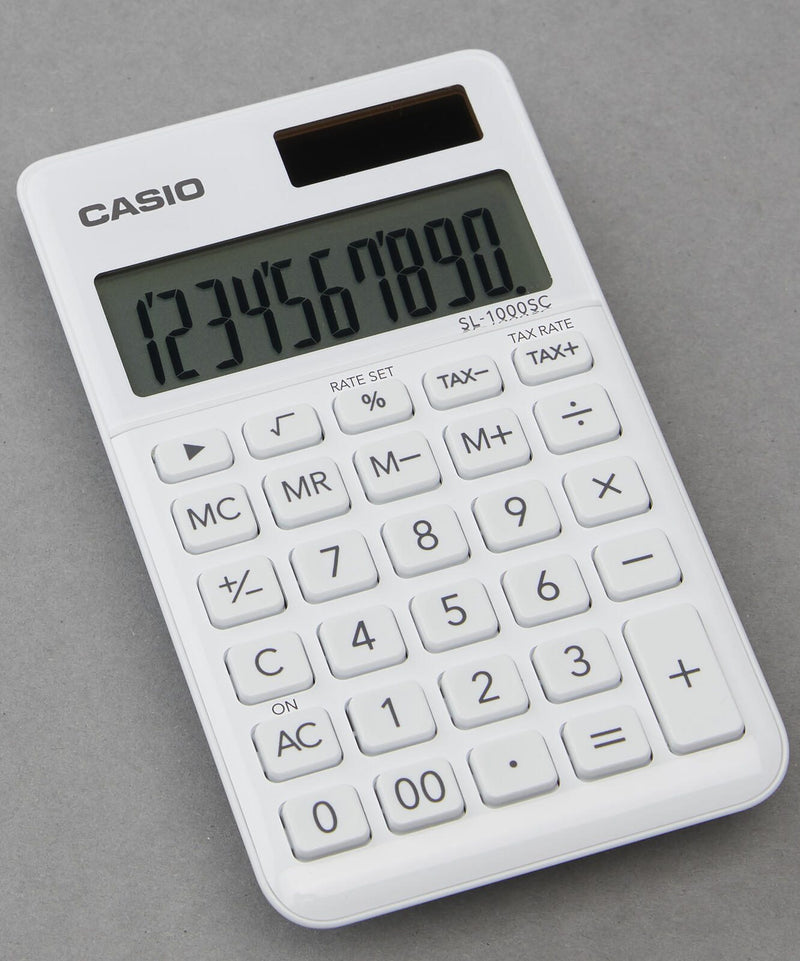 CASIO Taschenrechner SL-1000SC weiß