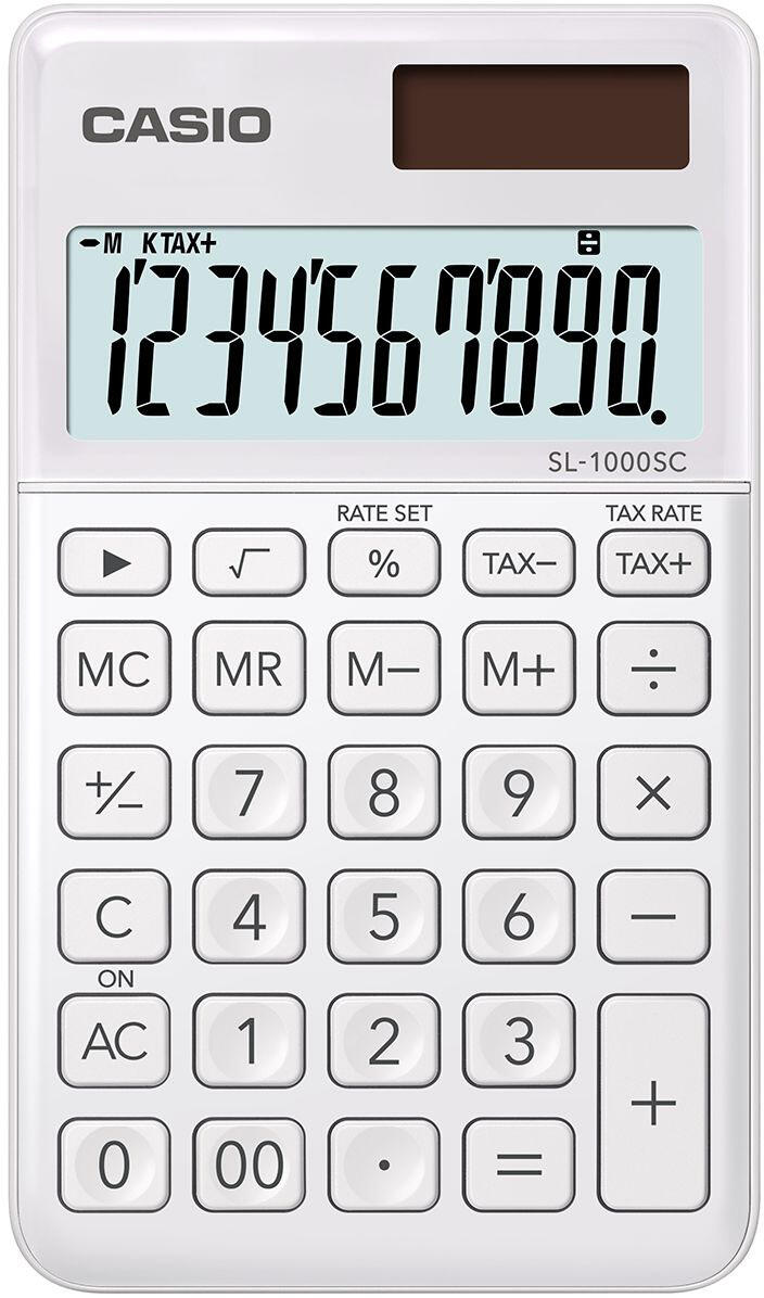 CASIO Taschenrechner SL-1000SC weiß