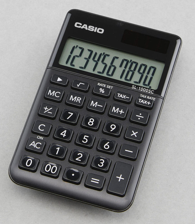 CASIO Taschenrechner SL-1000SC schwarz