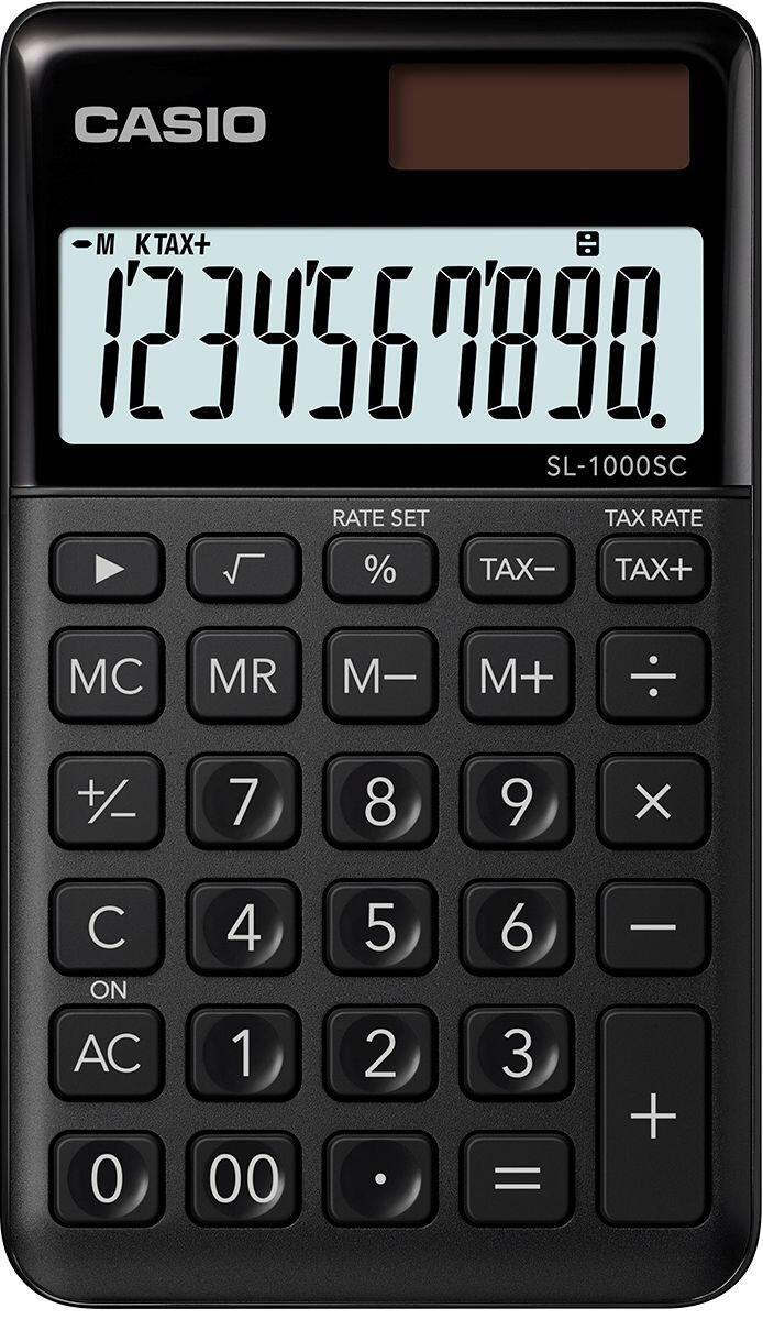 CASIO Taschenrechner SL-1000SC schwarz