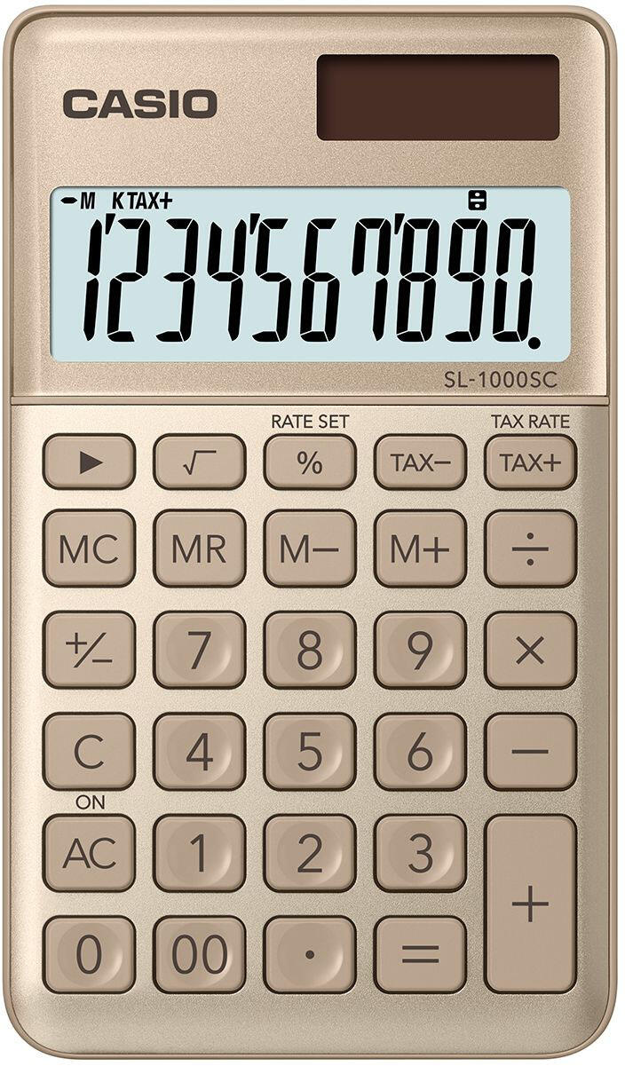 CASIO Taschenrechner SL-1000SC gold