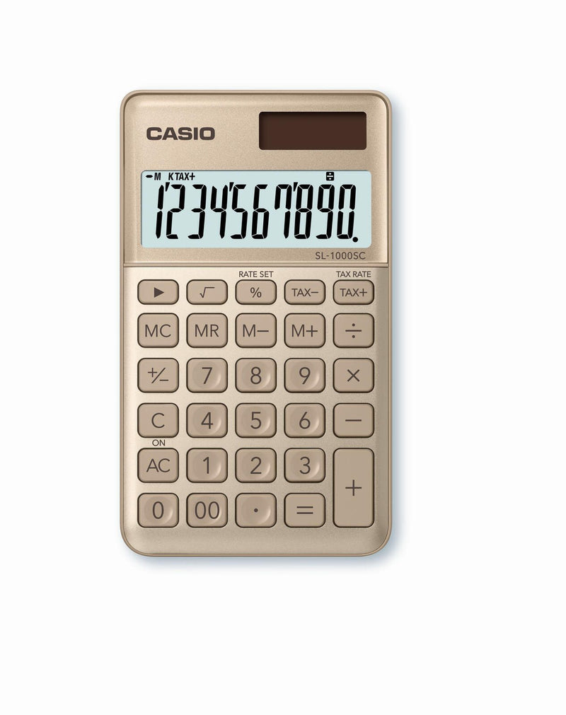 CASIO Taschenrechner SL-1000SC gold