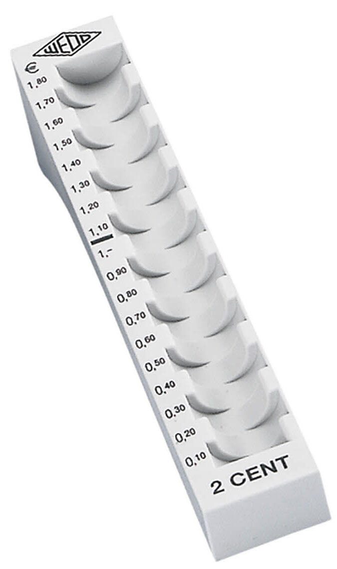 WEDO Münzrille Euro 0,02