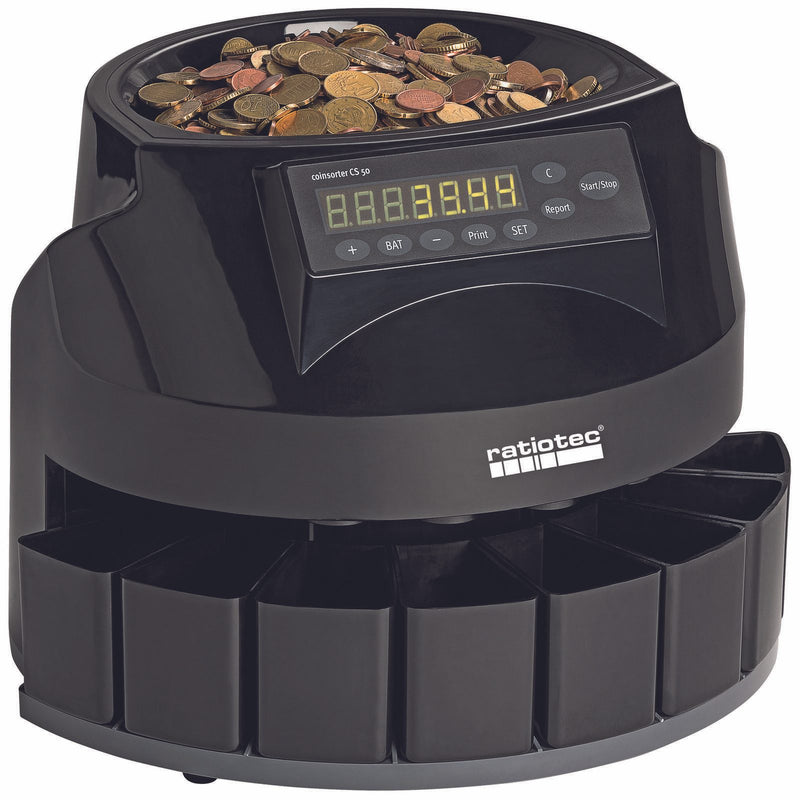 ratiotec Münzzähl- und Sortiermaschine CS 50