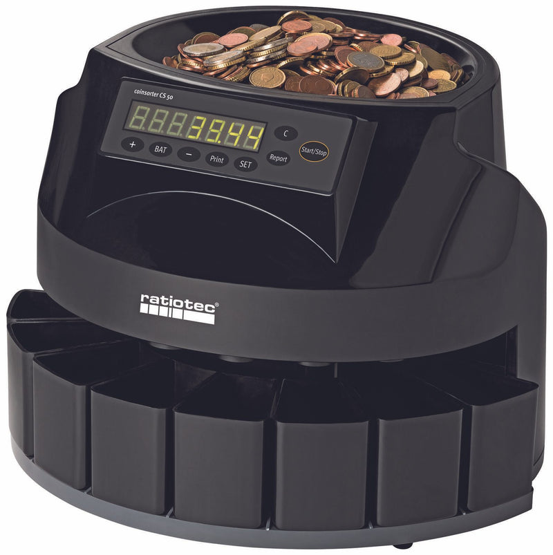 ratiotec Münzzähl- und Sortiermaschine CS 50