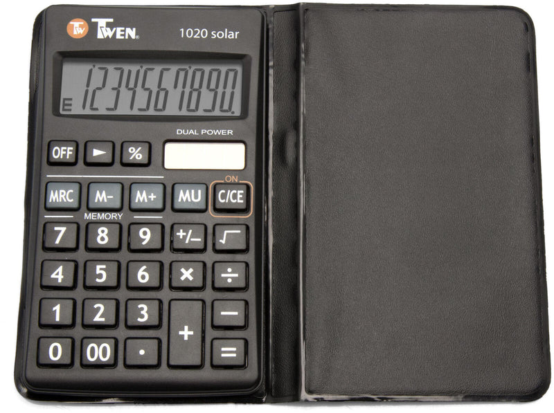 TWEN Taschenrechner 1020S schwarz