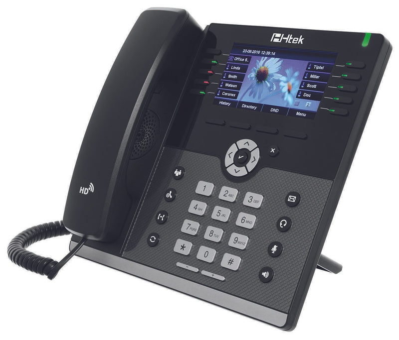 tiptel Htek UC912G Schnurgebundenes Telefon schwarz-silber