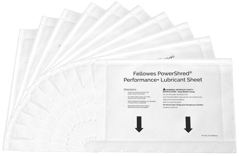 Fellowes Aktenvernichter-Ölblätter 10 Blatt