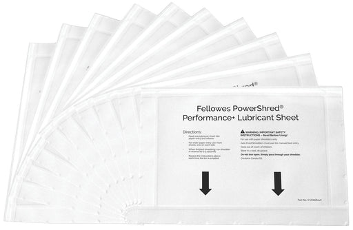 Fellowes Aktenvernichter-Ölblätter 10 Blatt