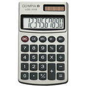 OLYMPIA Taschenrechner LCD-1110 silber