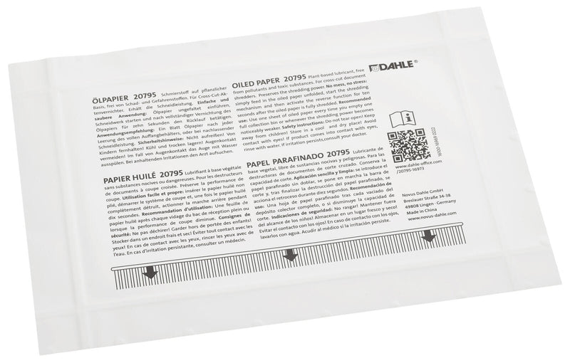 DAHLE Aktenvernichter-Ölblätter 12 Blatt