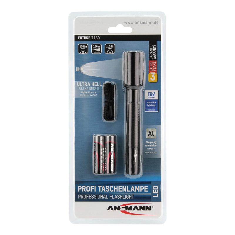 ANSMANN Taschenlampe 15.4 cm schwarz