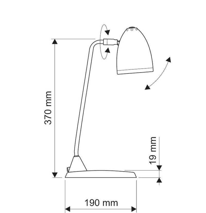 MAUL LED-Schreibtischlampe 3 W weiß