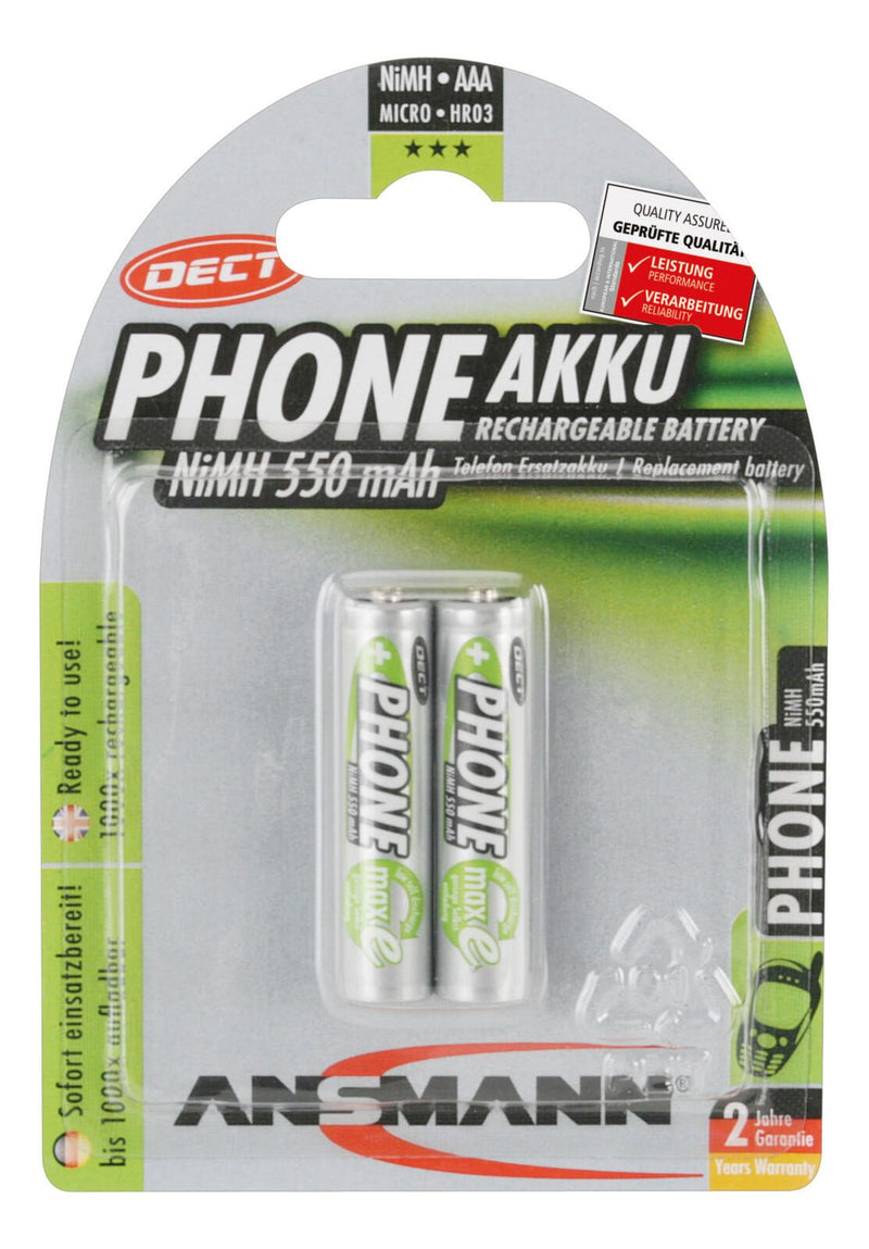ANSMANN Akkus Micro AAA 1.2 V