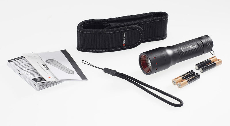 LED LENSER Taschenlampe 14 cm schwarz