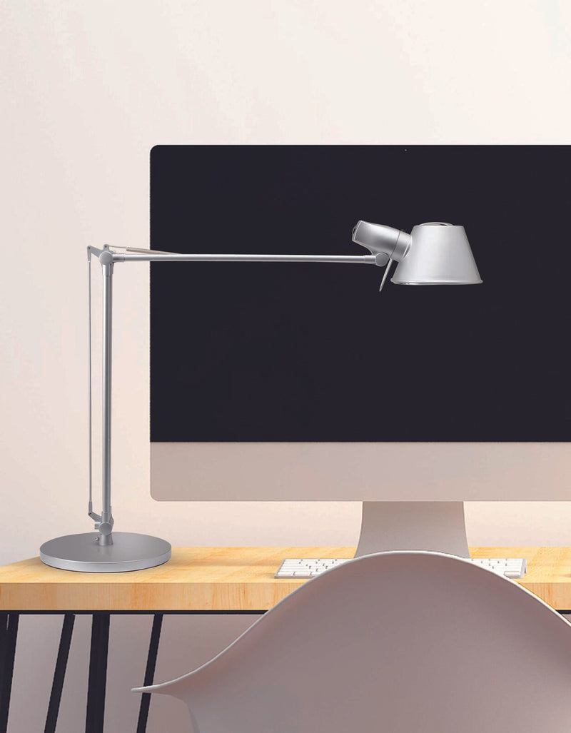 MAUL LED-Schreibtischlampe 9.5 W silber