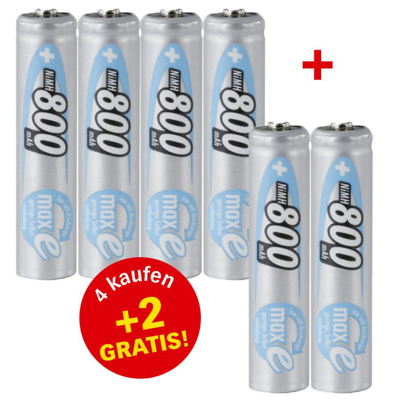 ANSMANN Akkus Micro AAA 1.2 V, 4 + 2 St. GRATIS