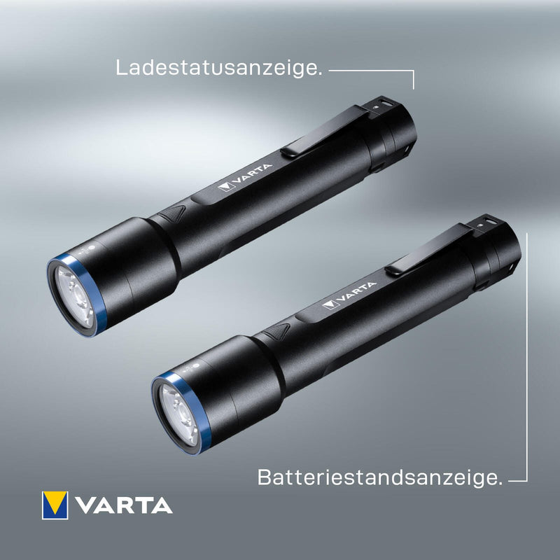 VARTA Taschenlampe 22.5 cm schwarz