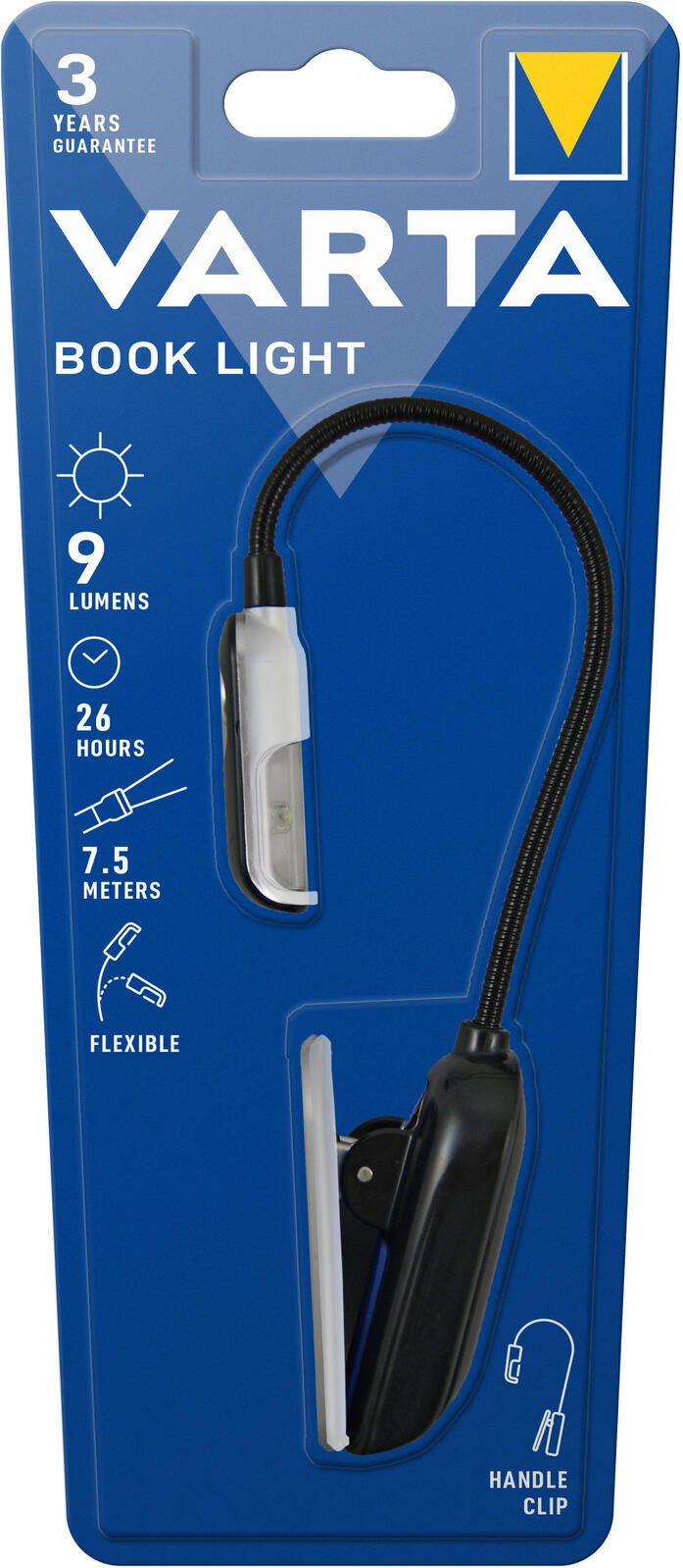 VARTA Buch-Leselampe 25.5 cm schwarz