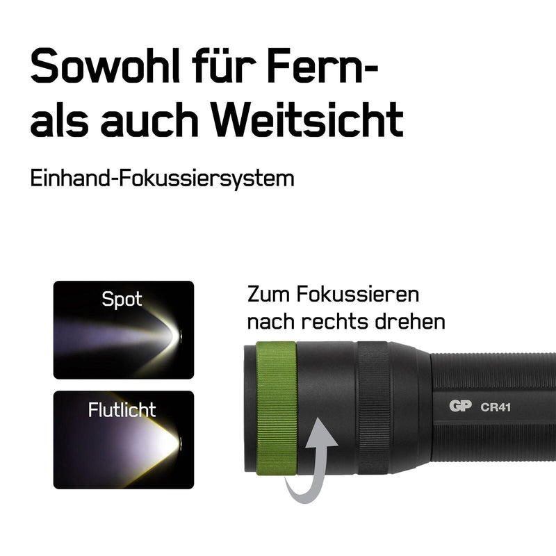 GP Taschenlampe 13.5 cm schwarz