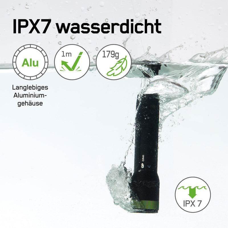 GP Taschenlampe 13.5 cm schwarz