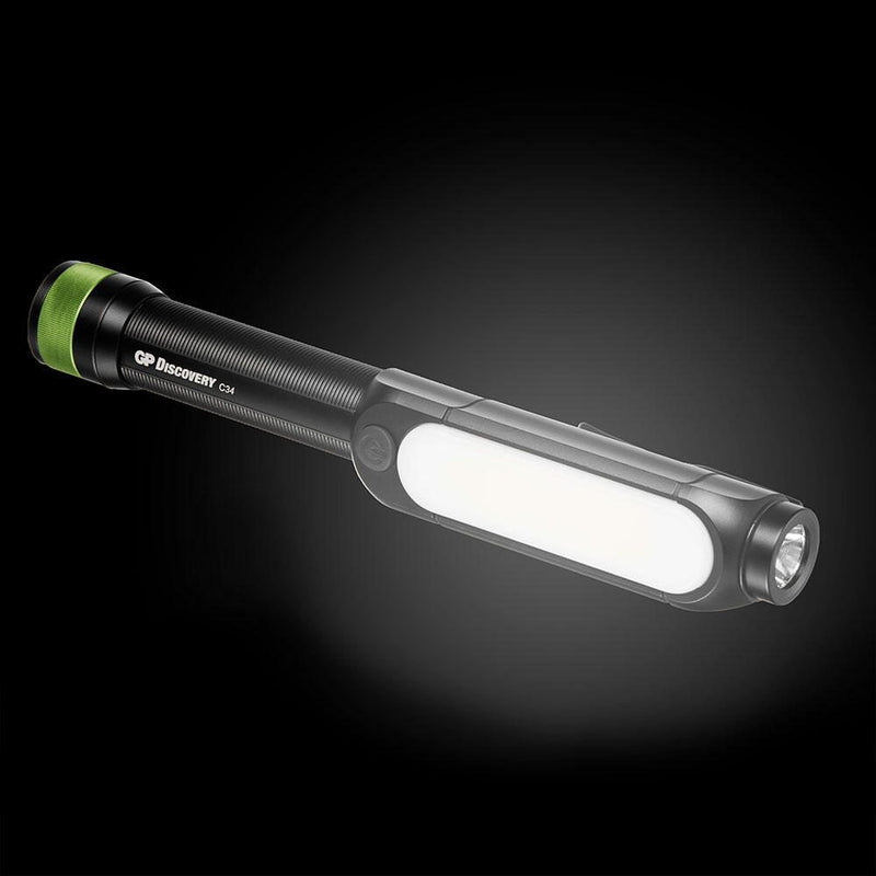 GP Taschenlampe 19.3 cm schwarz