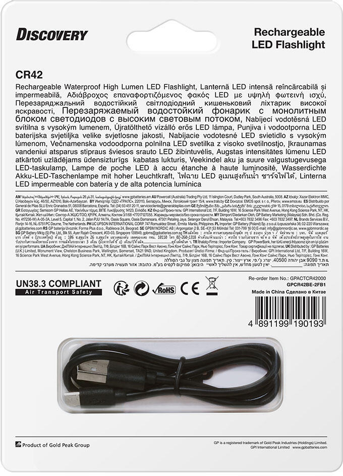 GP Taschenlampe schwarz