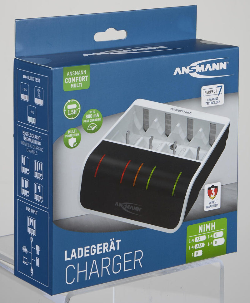 ANSMANN Akku-Ladegerät Comfort Multi