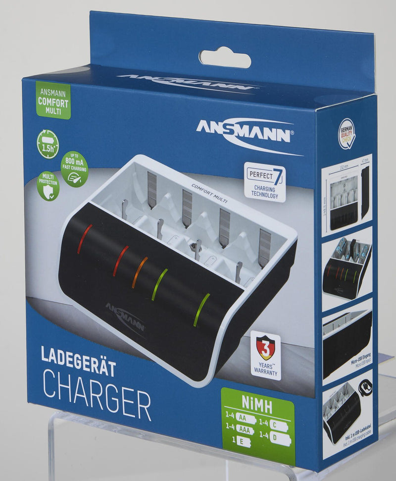 ANSMANN Akku-Ladegerät Comfort Multi