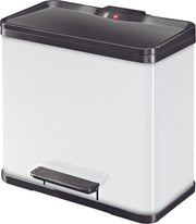Hailo Mülleimer 17,0 + 9,0 l weiß