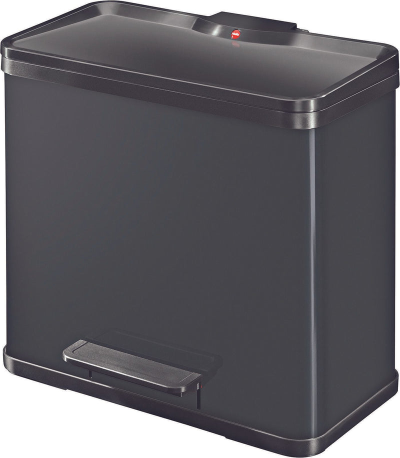 Hailo Mülleimer 17,0 + 9,0 l schwarz