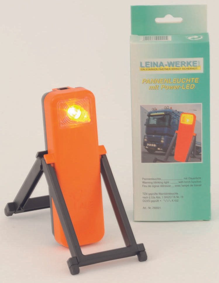 LEINA-WERKE Warnleuchte 20.8 cm orange