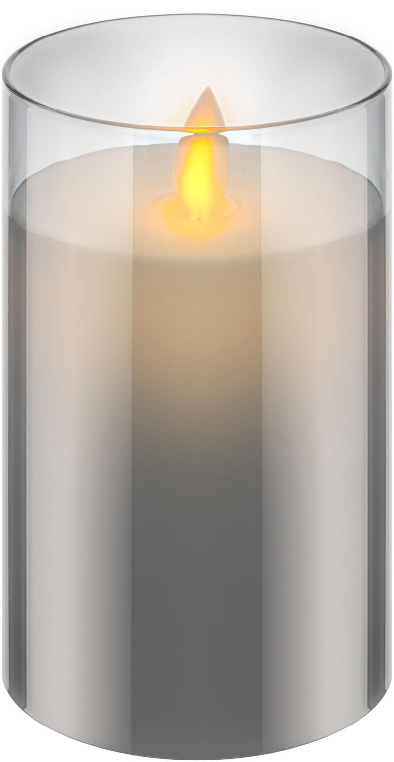 goobay LED-Kerzen grau