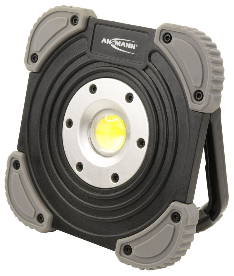 ANSMANN Akku-LED-Baustrahler 10 W schwarz/grau