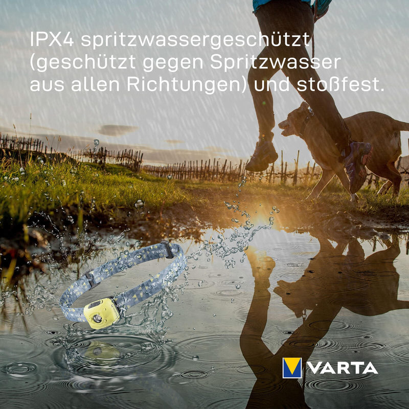VARTA Stirnlampe gelb