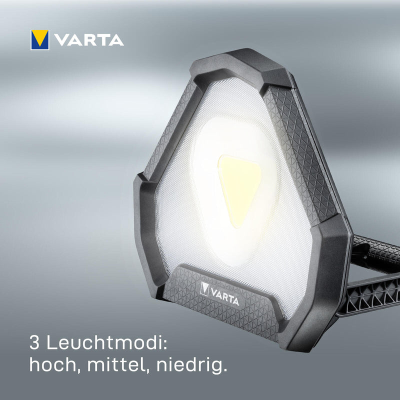 VARTA Akku-LED-Baustrahler 12 W schwarz