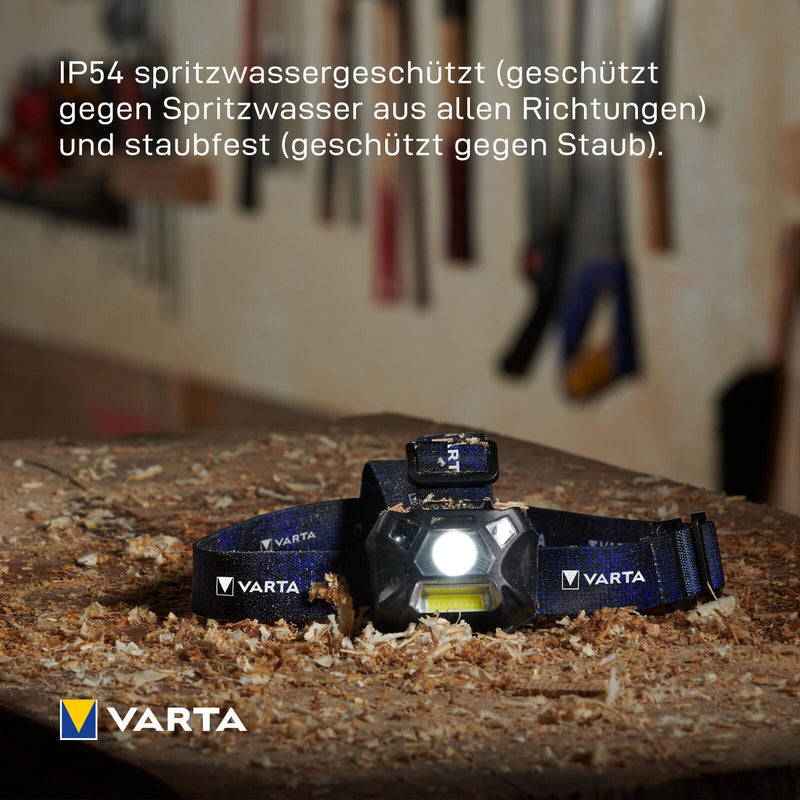 VARTA Stirnlampe 6 cm schwarz