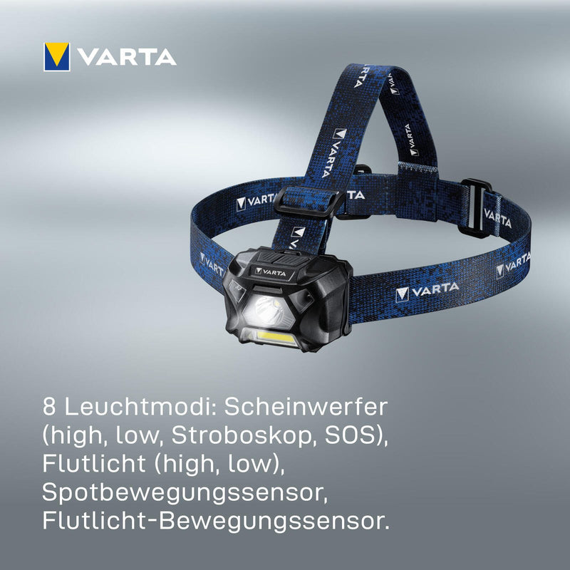 VARTA Stirnlampe 6 cm schwarz
