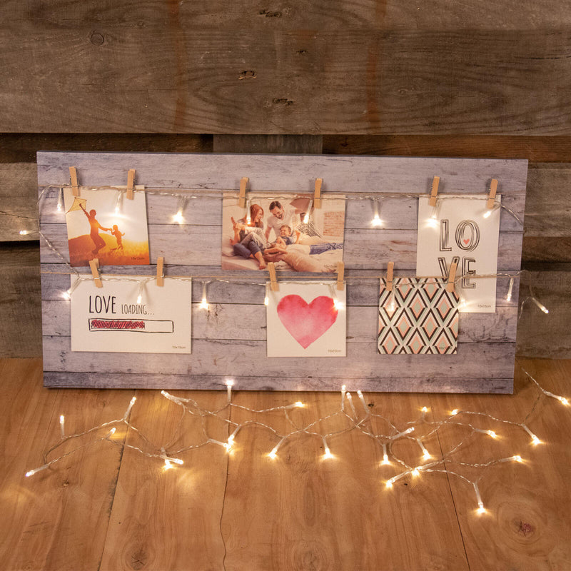 Idena Lichterkette 2.6 m transparent