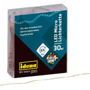 Idena Lichterkette 3.2 m kupfer